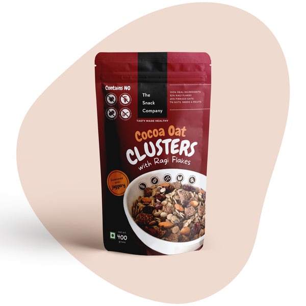 Cocoa Oat Clusters with Ragi Flakes