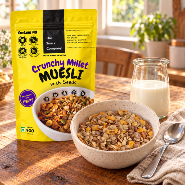 Crunchy Millet Muesli with Seeds