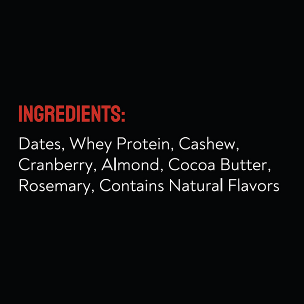Cranberry Protein Bar