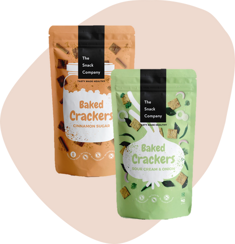 Assorted Baked Crackers Pack of 2