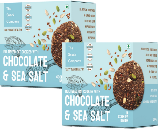 Chocolate Sea-Salt Cookies