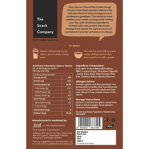 PRO OATS: Chocolate Lover's Trio