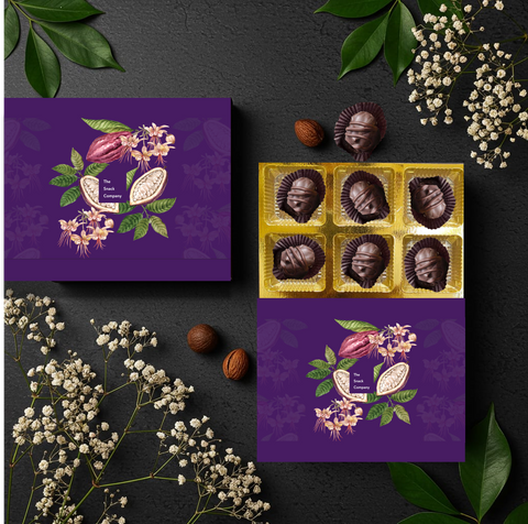 Chocolate coated Dates Box of 6 Pieces - Indulgence