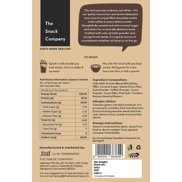 PRO OATS: Chocolate Lover's Trio