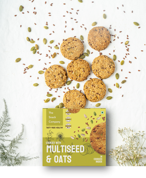 Multi Seed & Oats Cookies Combo (Classic & Ginger Turmeric)