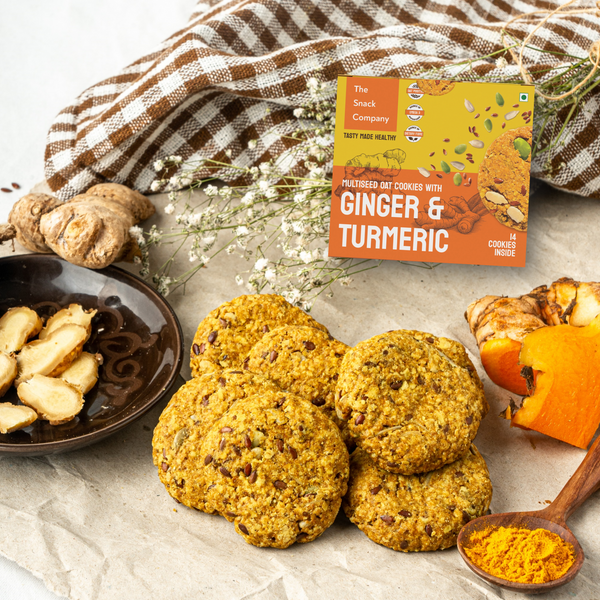 Multi Seed & Oats Cookies Combo (Classic & Ginger Turmeric)