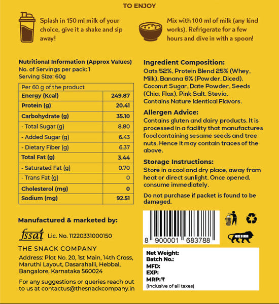 Banana Bread PRO OATS