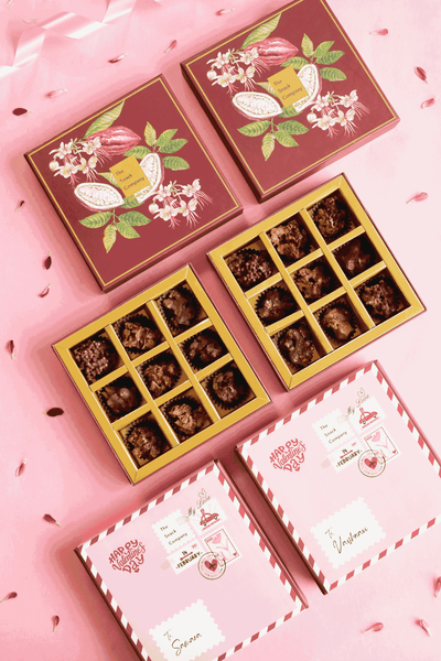 Valentine's Temptation: 6-Flavor Chocolates