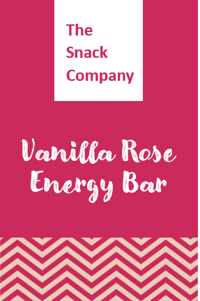 Vanilla Rose Energy Bar - THE SNACK COMPANY