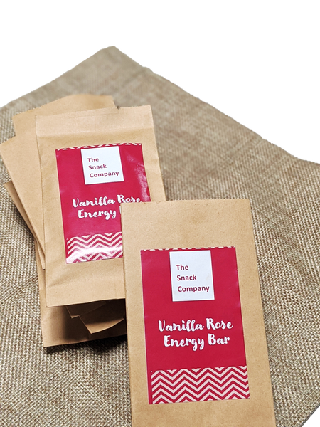 Vanilla Rose Energy Bar - THE SNACK COMPANY